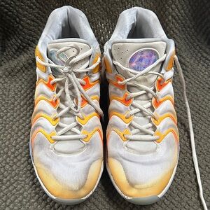 Nike KD Basketball Shoes - White and Orange